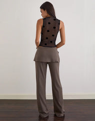 Lihat Top in Big Polka Black
