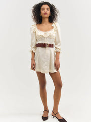 Carla Jacquard Mini Dress