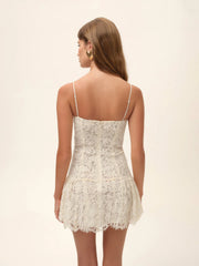 Locket Lace Mini Dress