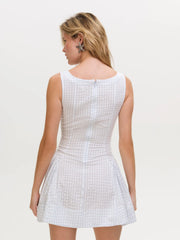Scotch Bonnet Gingham Mini Dress
