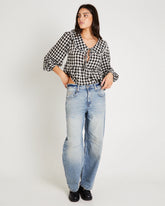 BDG Logan Buckle Baggy Barrel Denim Jeans
