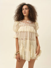 Elara Ruffle Mini Dress