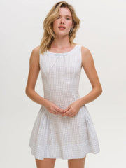 Scotch Bonnet Gingham Mini Dress