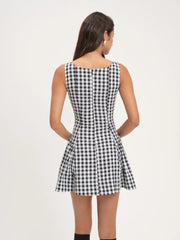 Scotch Bonnet Gingham Mini Dress