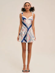 Summer Scarf Mini Dress