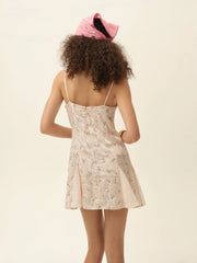 Fallen Floral Mini Dress