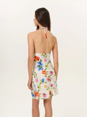 Tropical Bloom Mini Dress