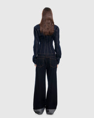 Top Model Cuffed Denim Jeans