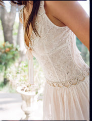 Locked Hearts Ribbon Mini Dress