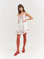 Tea Time Poplin Mini Dress