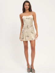 Shooting Stars Beaded Mini Dress