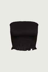 SMOCKED TUBE TOP