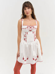 Tea Time Poplin Mini Dress