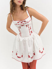 Tea Time Poplin Mini Dress