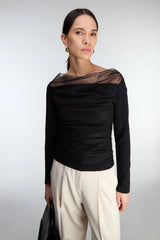 SHEER LAYERED TOP
