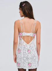 Bordeaux Mini Dress