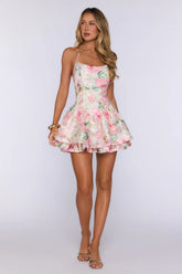 Lights Camera You Mini Dress Floral