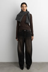 CLASSIC TENCEL LONG SLEEVE TOP