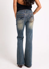 Alyssa V Waisted Denim Jeans