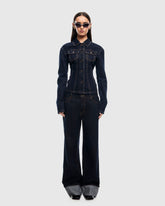 Top Model Cuffed Denim Jeans