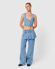 95 Mid Baggy Denim Jeans Skean