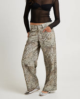 Leopard Fade Colossus Jeans