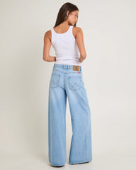 Mid Stevie Relaxed Denim Jeans Set Time Blue