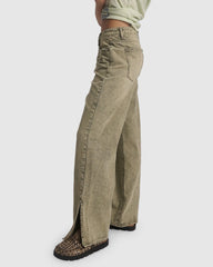 Billie Mid Waist Long Rise Straight Leg Denim Jeans