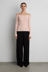 RIBBED OFF THE SHOULDER TOP