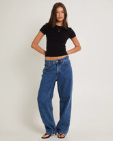 Bobby Baggy Dad Denim Jeans Petite