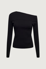 OFF THE SHOULDER LONG SLEEVE TOP