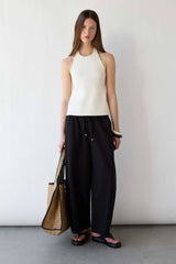 HALTER OPEN BACK TANK TOP
