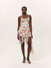 Sunrise Lily Beaded Mini Dress