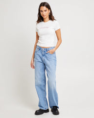 Mid Joplin Relaxed Jeans Gemstone Blue