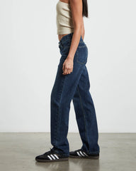 Emmy V Waist Straight Jeans Y2K