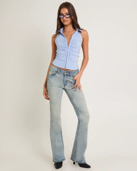 Rita Low Rise Flare Denim Jeans