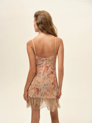 Giddy Up Beaded Mini Dress