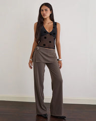 Lihat Top in Big Polka Black