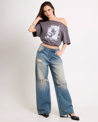 Jumbo Tribal Denim Jeans