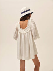 Susie Eyelet Babydoll Mini Dress