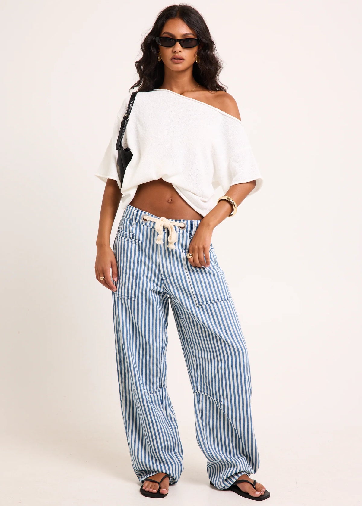 Laila Low Barrel Denim Jeans