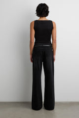 HIGH NECK SLEEVELESS TOP