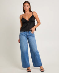 Low Farrah Baggy Denim Jeans Blue River