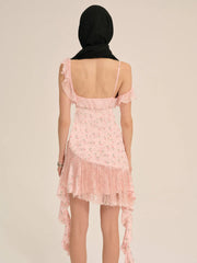 Raspberry Rose Mini Dress