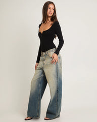 Rez Maxi Baggy Denim Jeans