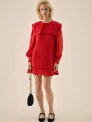 Betsy Bow Mini Dress