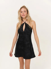 Adrift Halter Mini Dress