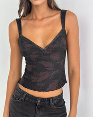 Khory Cami Top in Dynamic Rose