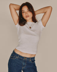Heidi Low Denim Jeans Dark Stone