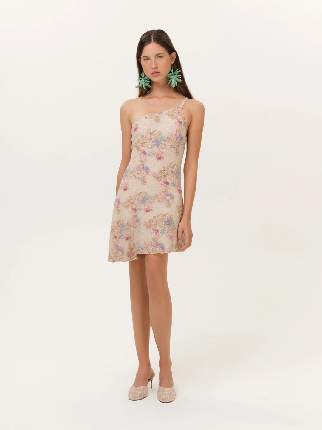 Lulu Shell Beaded Mini Dress